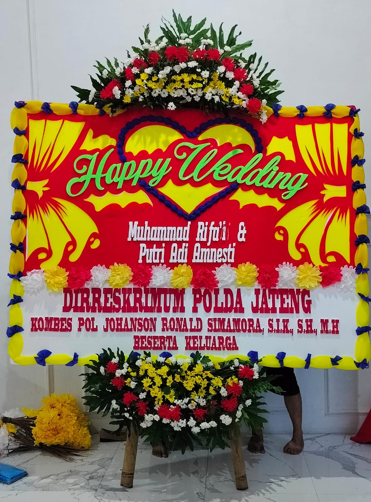 Bunga Happy Wedding 004 - Tegal - Image 12