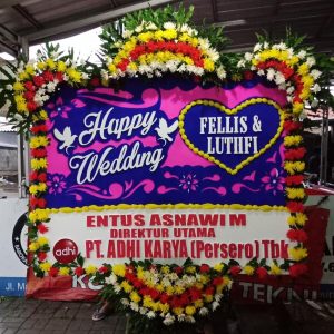Bunga Happy Wedding 011 - Tegal