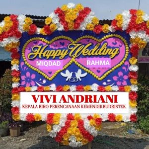 Bunga Happy Wedding 009 - Tegal