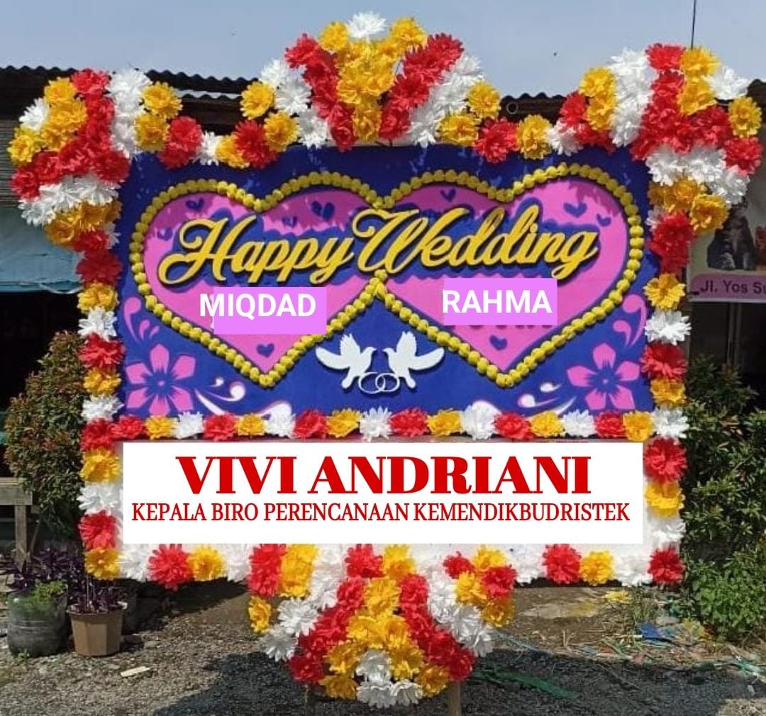 Bunga Happy Wedding 004 - Tegal - Image 4