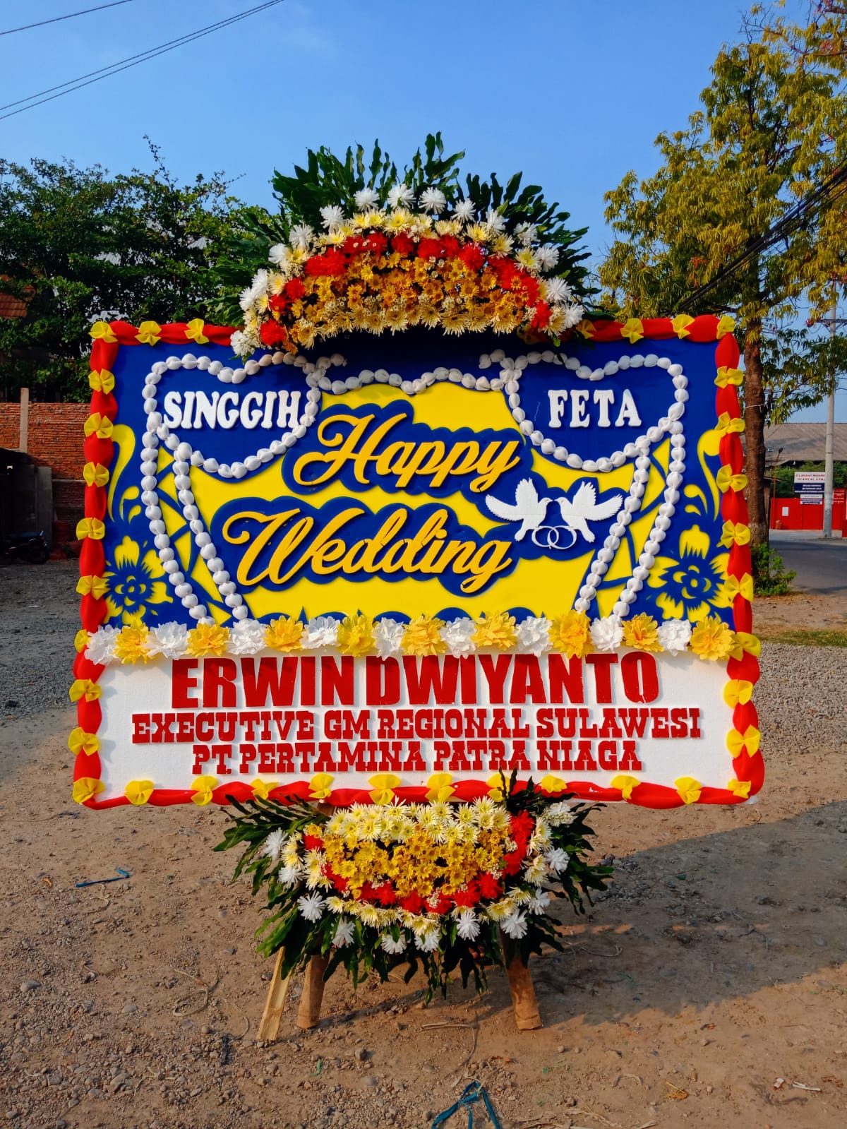 Bunga Happy Wedding 004 - Tegal - Image 5