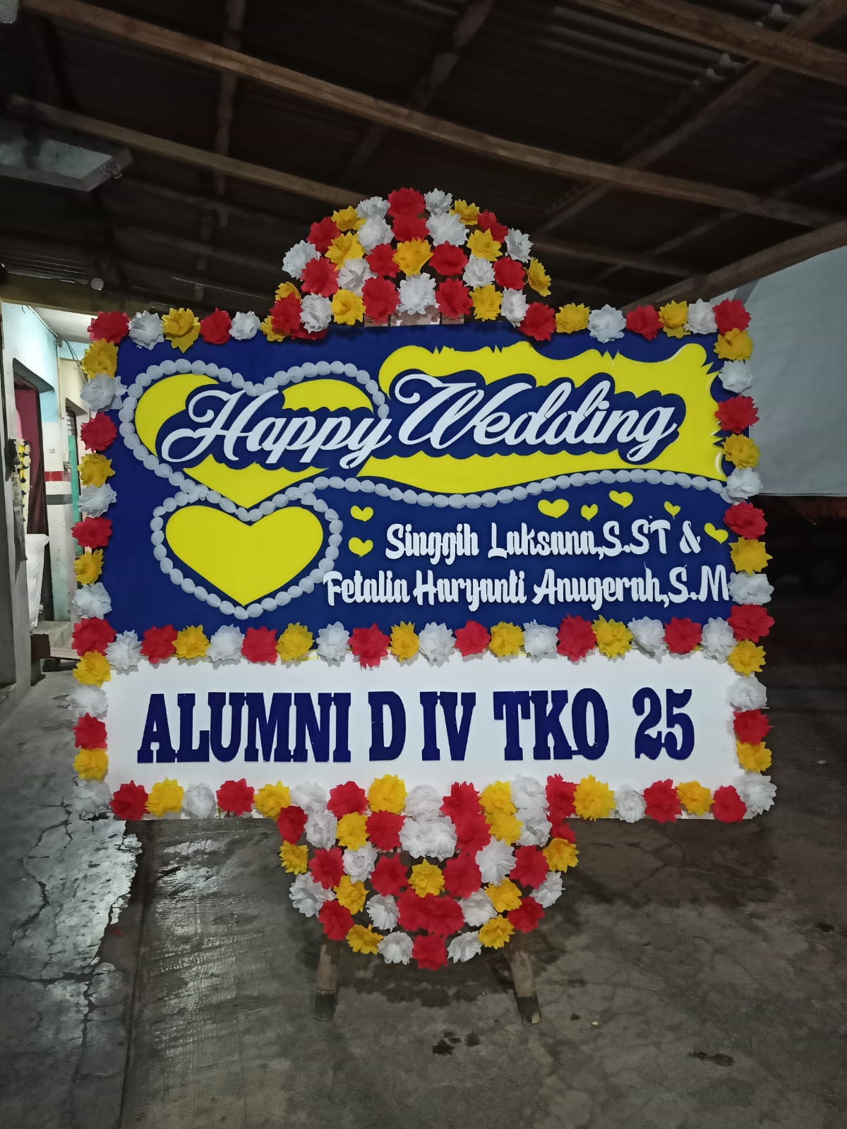 Bunga Happy Wedding 004 - Tegal - Image 6