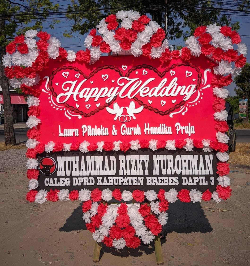 Bunga Happy Wedding 004 - Tegal - Image 7