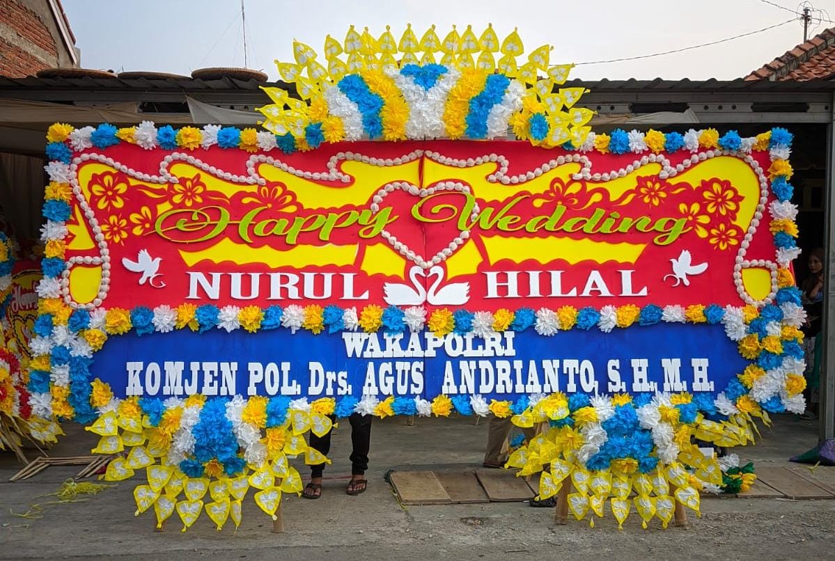 Bunga Happy Wedding 004 - Tegal