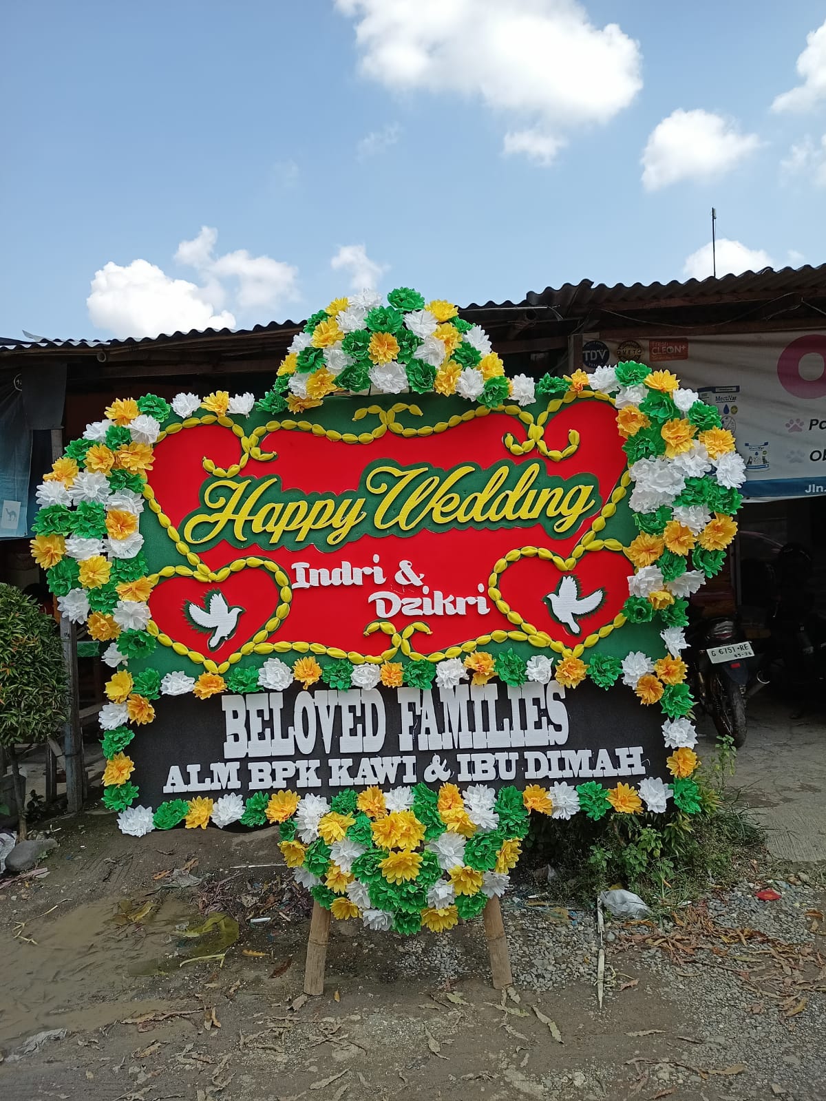 Bunga Happy Wedding 004 - Tegal - Image 10