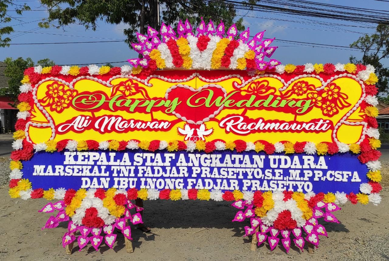 Bunga Happy Wedding 021 - Tegal