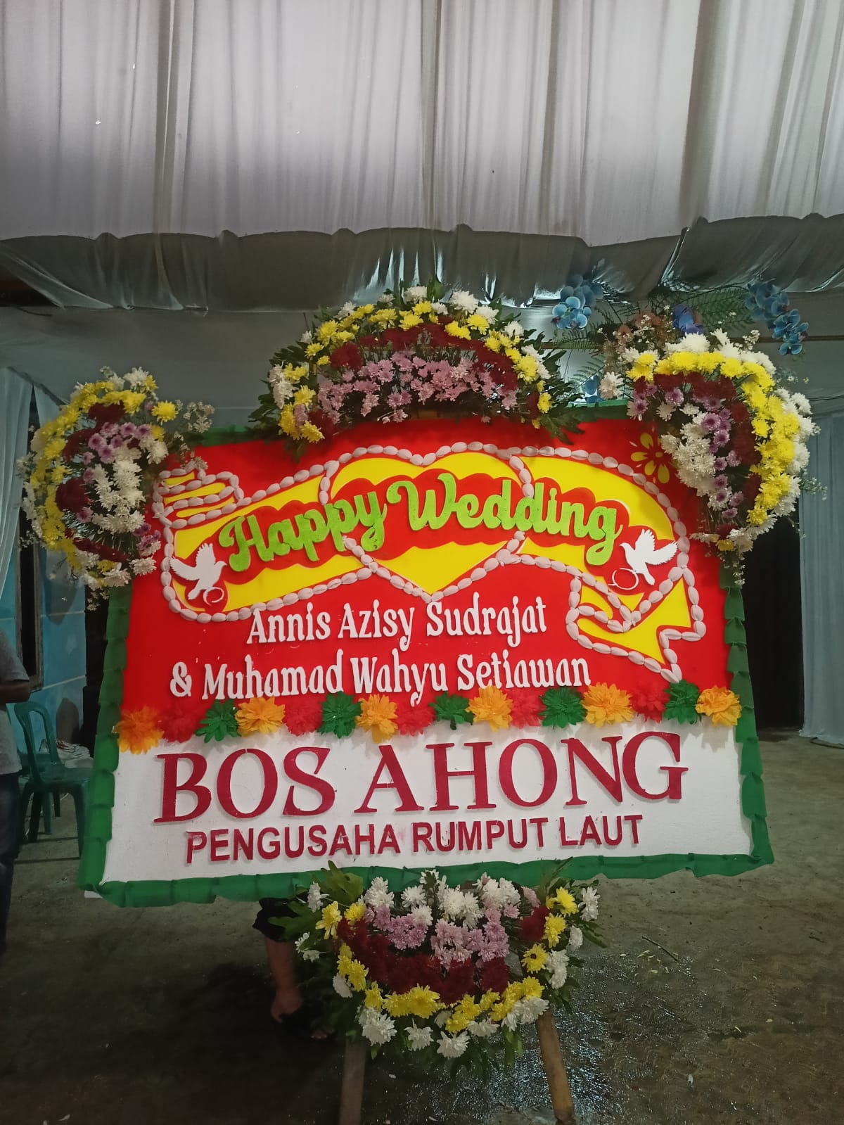 Bunga Happy Wedding 027 - Tegal