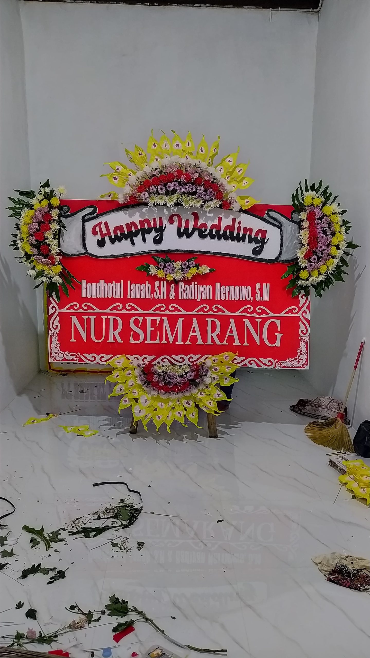 Bunga Happy Wedding 026 - Tegal